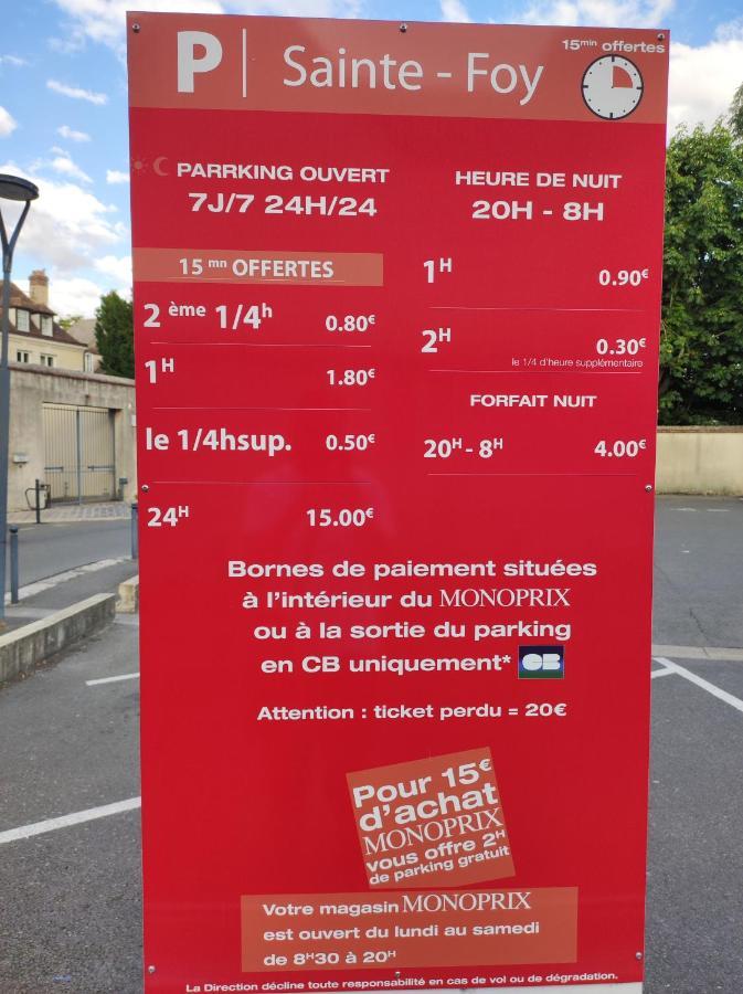 Apartamento L'Élégance : T2 proche Cathédrale de Chartres. Exterior foto